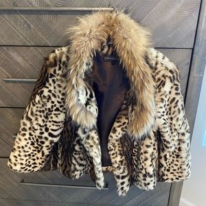 Adrienne Landau genuine fur jacket